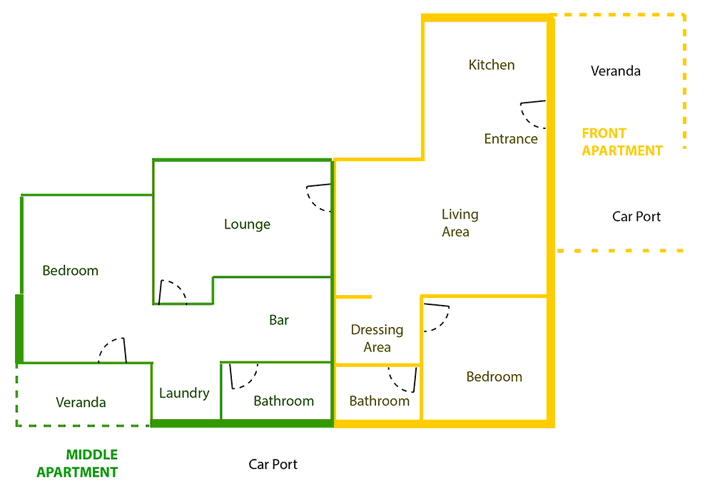 2-Bed Apartment Floor Plan