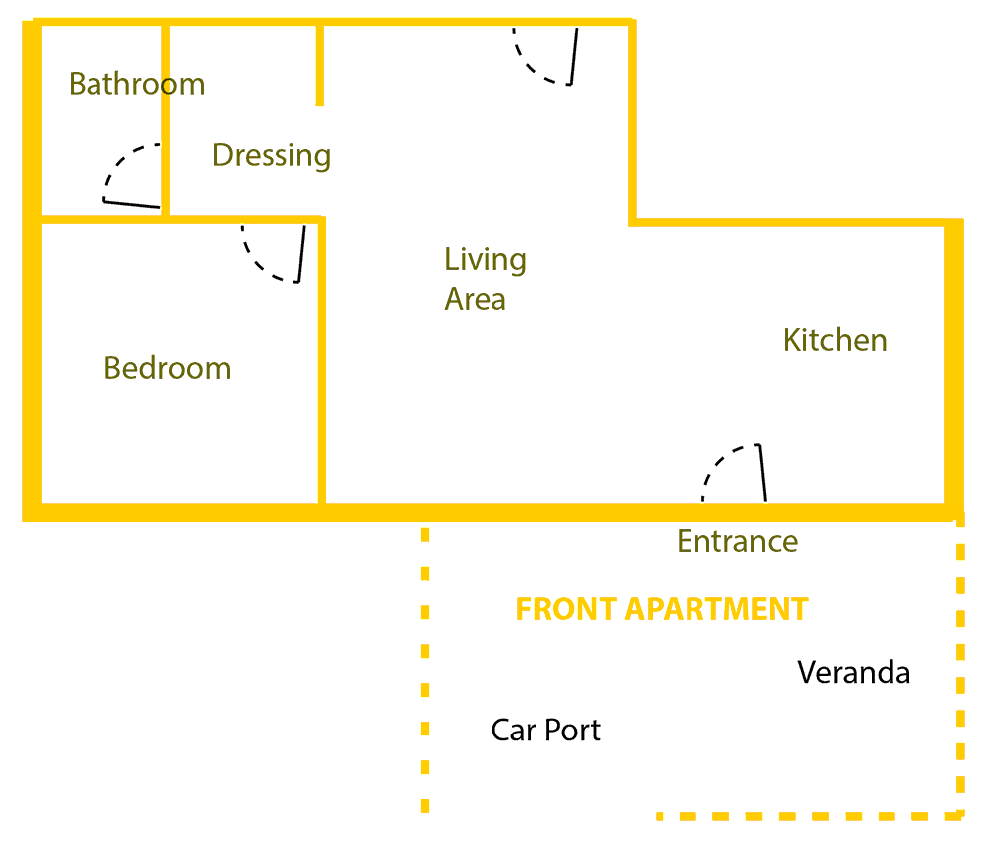 Front Apartment Floor Plan