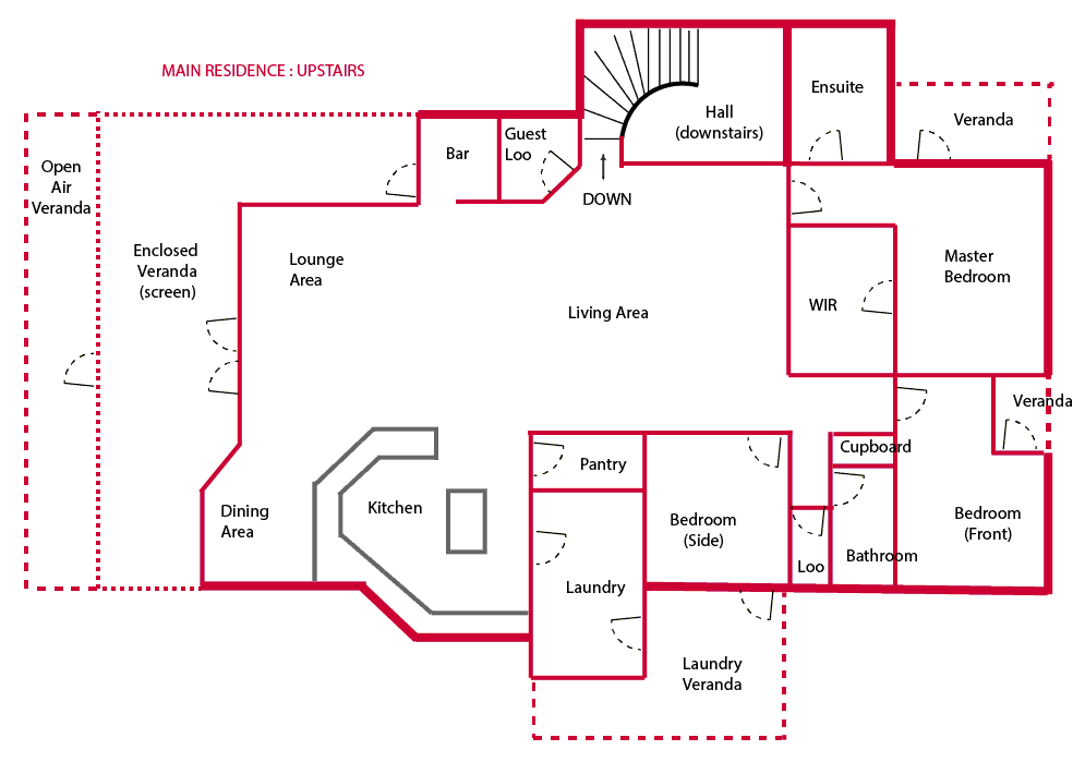 Upstairs Apartment Floor Plan